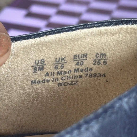 (Q7) LifeStride Rozz Women's Navy Mary Jane Pumps, Size 9M - Picture 4 of 11